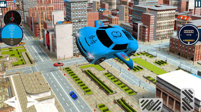 City Futuristic Flying Car screenshot 3