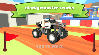 Blocky Monster - Highway Truck Games screenshot 3