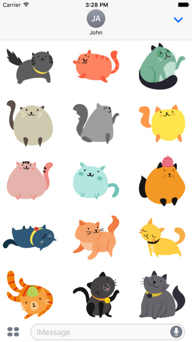 Cats Beautiful Sticker screenshot 3