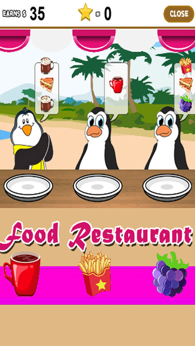 Club Food Restaurant Games Penguin Version screenshot 2