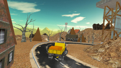 Cargo Truck Drive-Desert Truck Simulator 3D screenshot 3