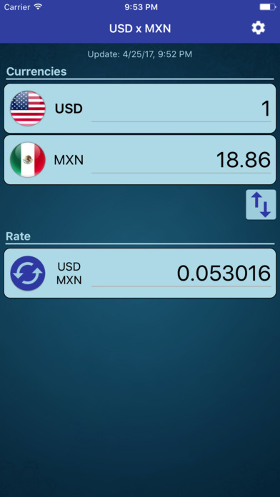 US Dollar x Mexican Peso screenshot 2
