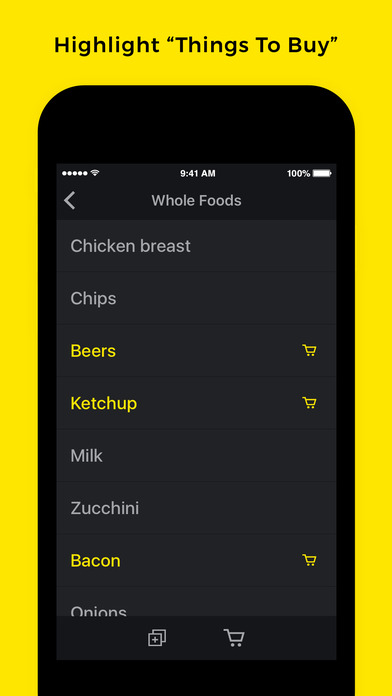 ThingsToBuy - A Simple Grocery List screenshot 2