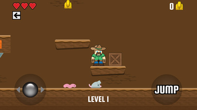 Cowboy Gold Round-Up Platformer Game screenshot 3