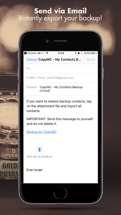 Copy My Contacts - Contact Backup & Transfer screenshot 2