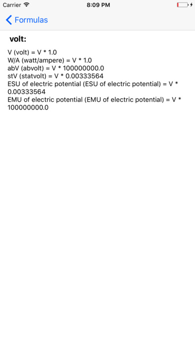 Electric potential converter screenshot 4