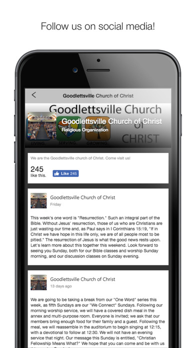 Gville Church of Christ screenshot 2