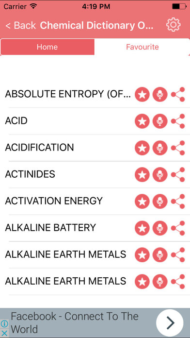 Chemical Dictionary - Terms Definitions screenshot 2