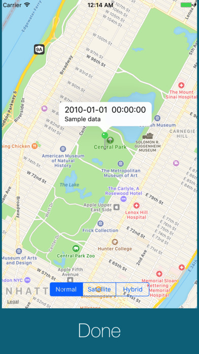 Captura de pantalla del iPhone 5