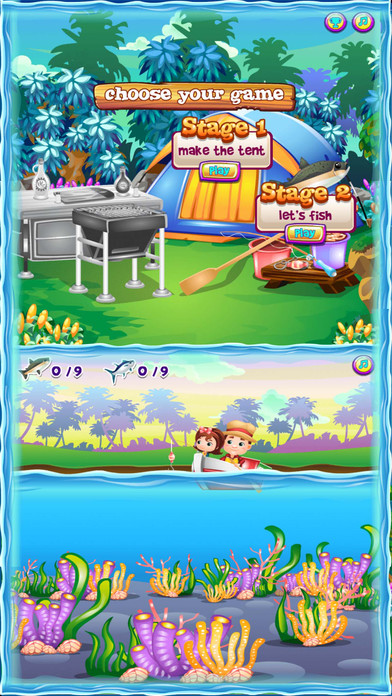 Camping Life:Tent and Fish Game for Kids screenshot 4