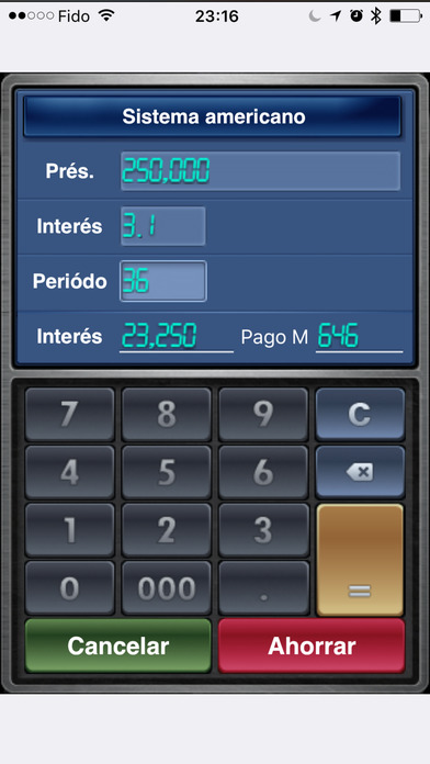 Captura de pantalla del iPhone 3