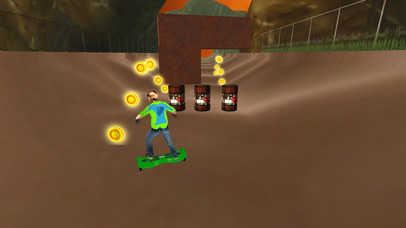 Hoverboard V/S Skateboard crazy Stunts race 3D screenshot 2