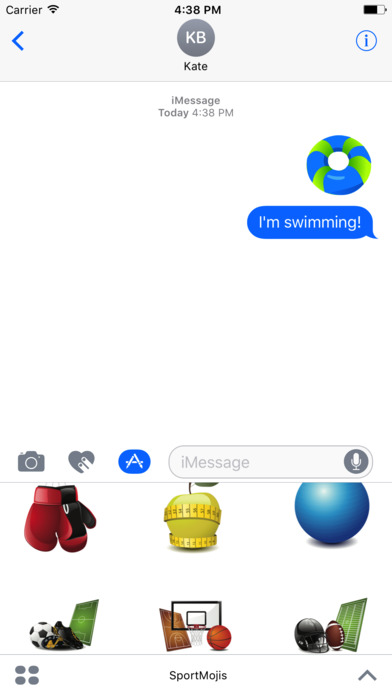 SportMojis - Best Sport Emojis And Stickers screenshot 2