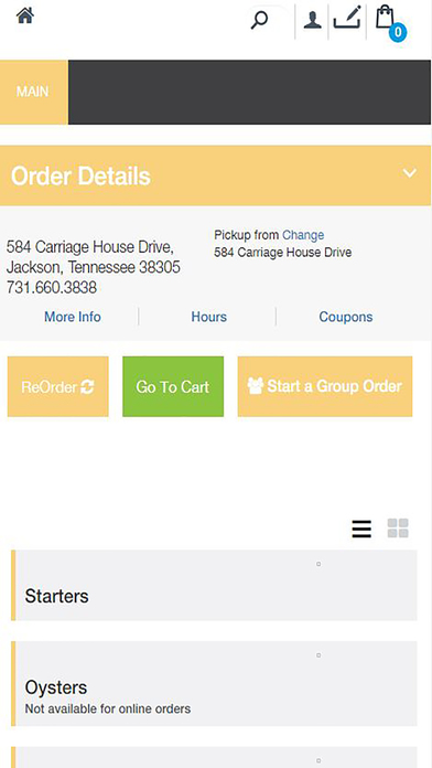 Redbone's Online Ordering screenshot 2