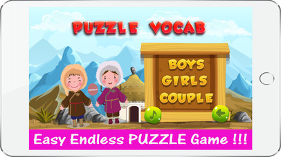 Endless Tracing Puzzle Kids Dress Up Vocabulary screenshot 3
