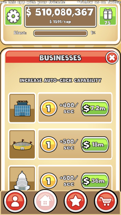 Mr Money Bags - The Billionaire Boss Clicker Game screenshot 4