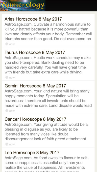 Numerology-Daily Horoscope screenshot 4