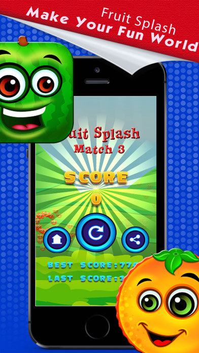 Fruit Splash Match 3 screenshot 2