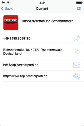 Handelsvertretung Schönenborn screenshot 2