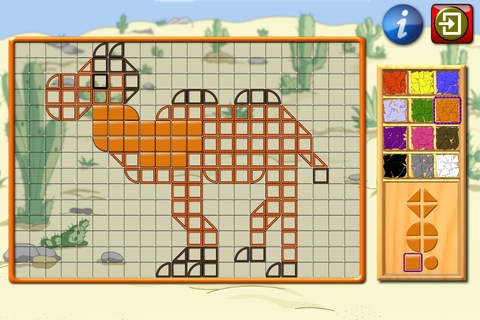 Kids Mosaic Art Shape and Color Picture Puzzles screenshot 3