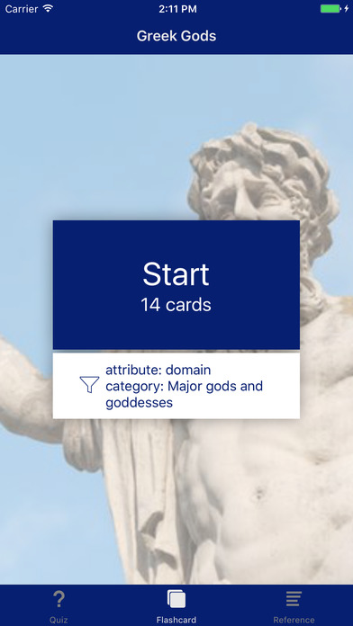 Greek Mythology: Trivia, Flashcards, Reference screenshot 2