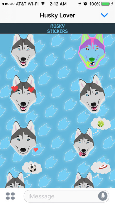 Husky Animated Stickers, Emojis, and Emotes screenshot 4