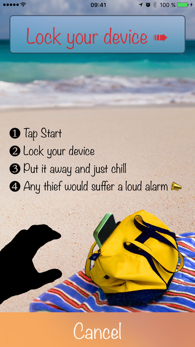 Beach Alert - Anti-theft Alarm screenshot 2