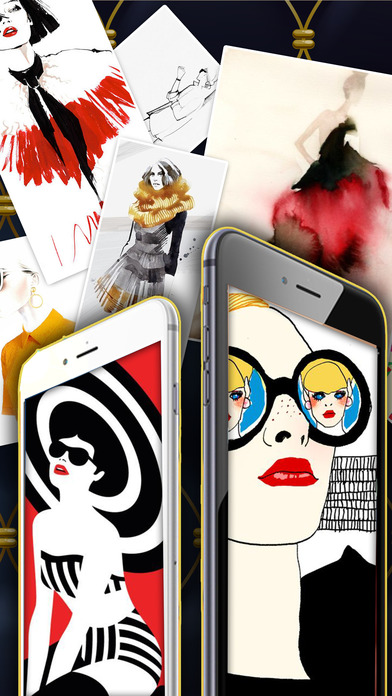 Fashion Art Wallpapers & Backgrounds Artwork Style screenshot 3