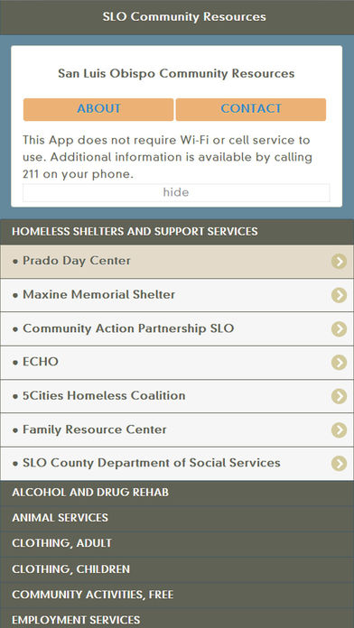 SLO Community Resources screenshot 3