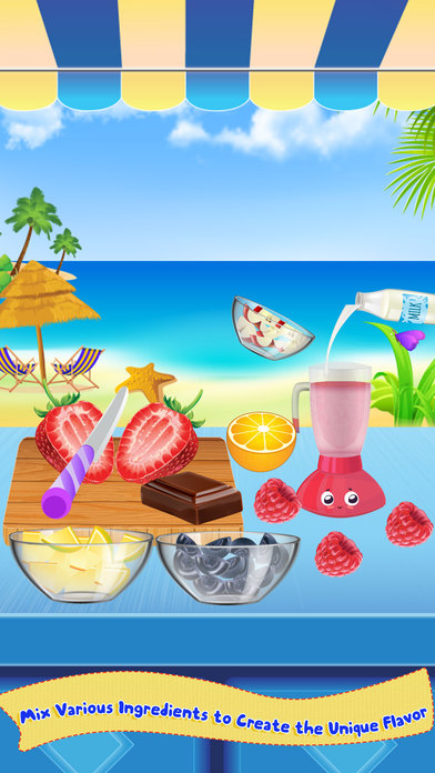 Milkshake Cooking Master-Beach Restaurant Party screenshot 3