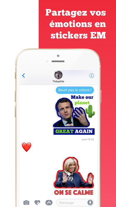 Macron Président 2017-2022 Stickers autocollants screenshot 2