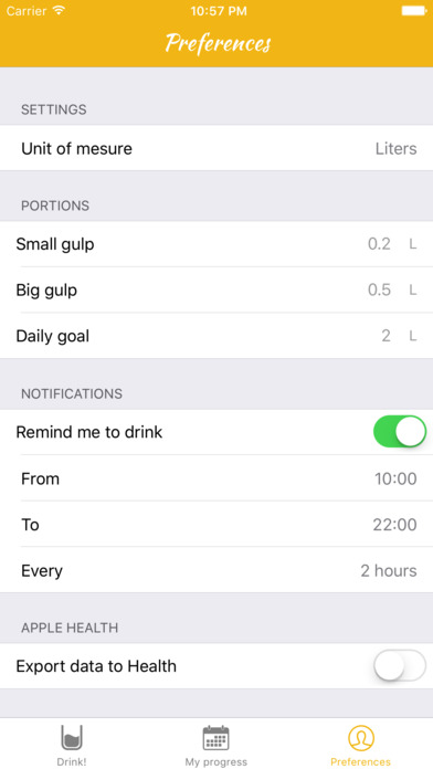 Daily Drink Tracker & Reminder screenshot 3