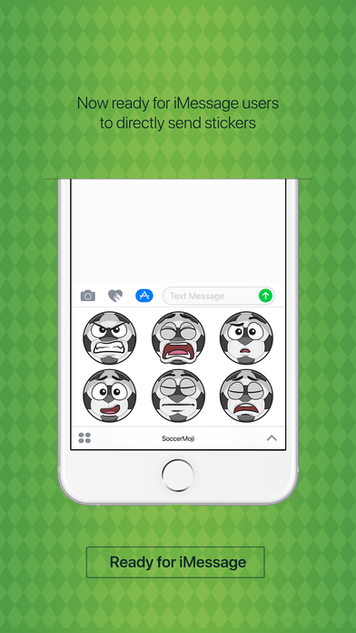 SoccerMoji - soccer football emoji & stickers 2017 screenshot 3