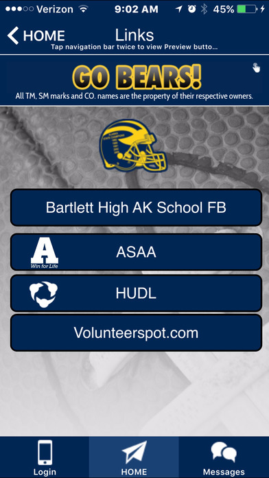 Bartlett Golden Bears Football screenshot 3