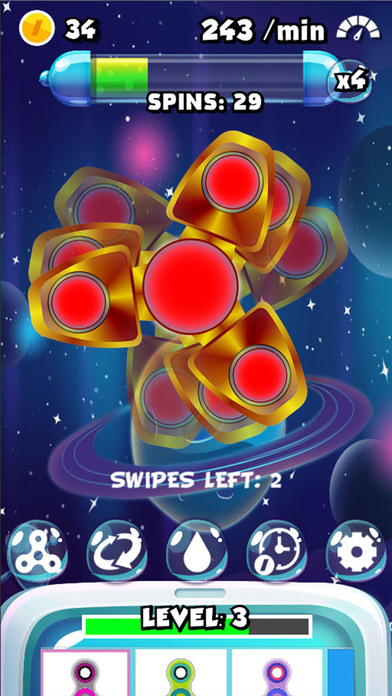 Space Fidget Spinner screenshot 2
