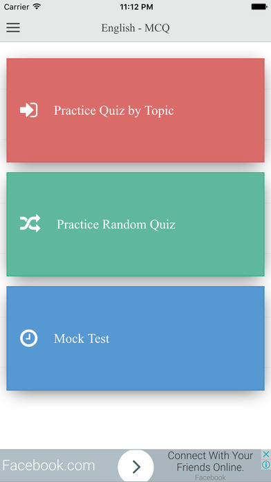 English : Grammar Test & Quiz screenshot 2