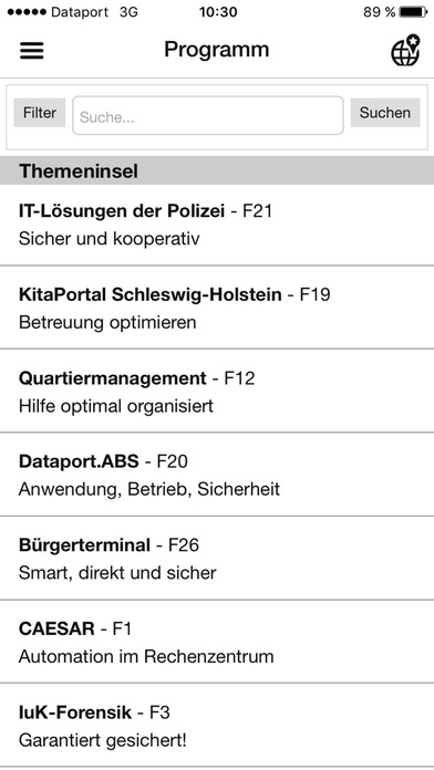 Dataport Hausmesse screenshot 4