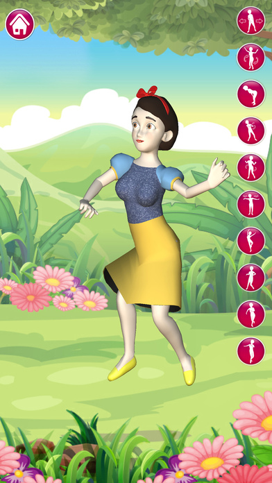 Dance with Princess Snow White Game - Pro screenshot 2