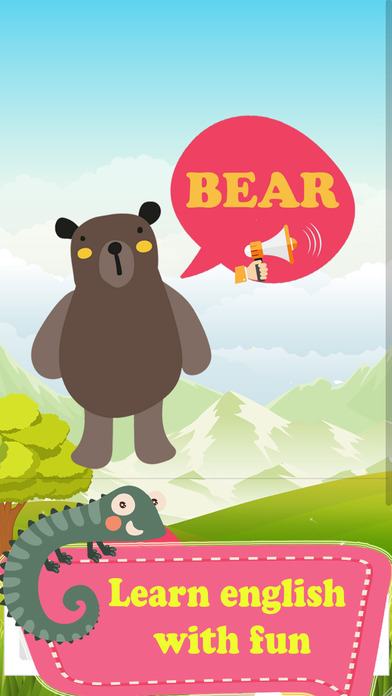 Learn Animals Vocabulary - Sound first words games screenshot 3