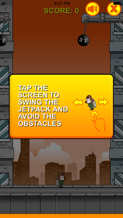 Swing Jetpack - City Adventure screenshot 2