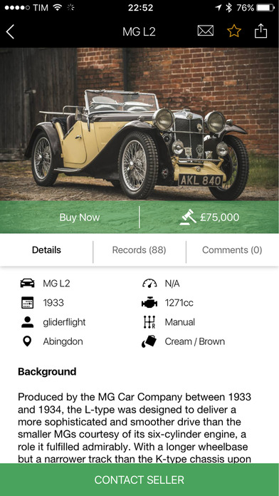 Bonhams|Cars Online screenshot 2