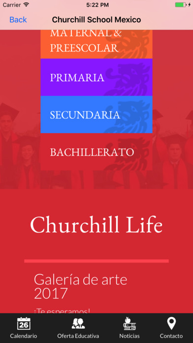 Churchill School México screenshot 2