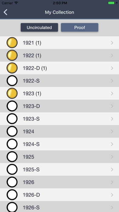 Peace Dollars - Coin Guide & Collection Tracker screenshot 2