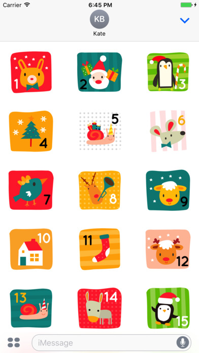 Advent Calendar and Christmas Stickers screenshot 2