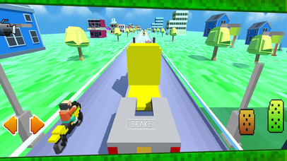 Blocky Truck Driving Simulator screenshot 4