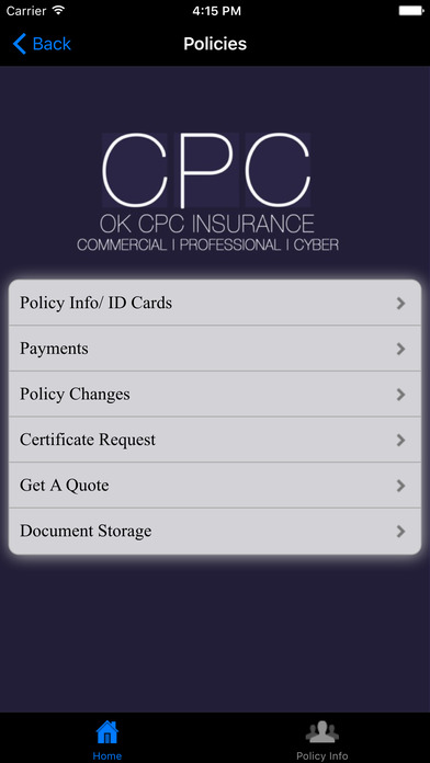 Oklahoma CPC Insurance screenshot 2