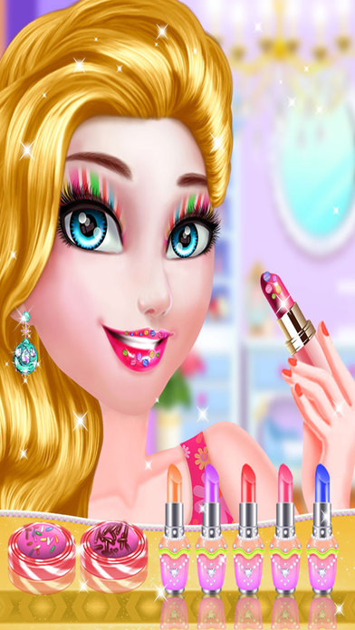 Candy Lipstick maker salon screenshot 2