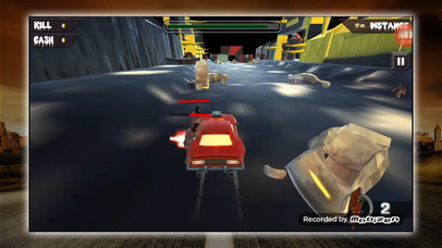 Zombie Road Car Kill screenshot 3
