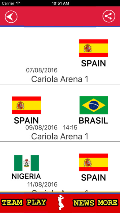 Spanish Basketball Team screenshot 3