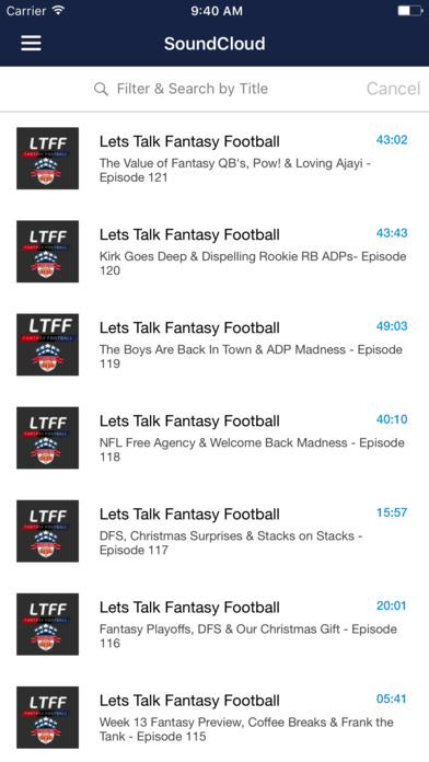 Let's Talk Fantasy Football screenshot 3